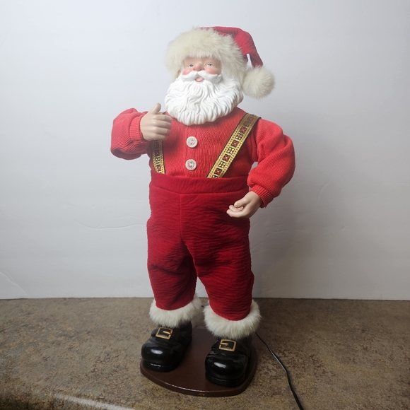 Jingle Bell Rock Santa Musical Animated Christmas Decor Vintage Decorations - Picture 7 of 10